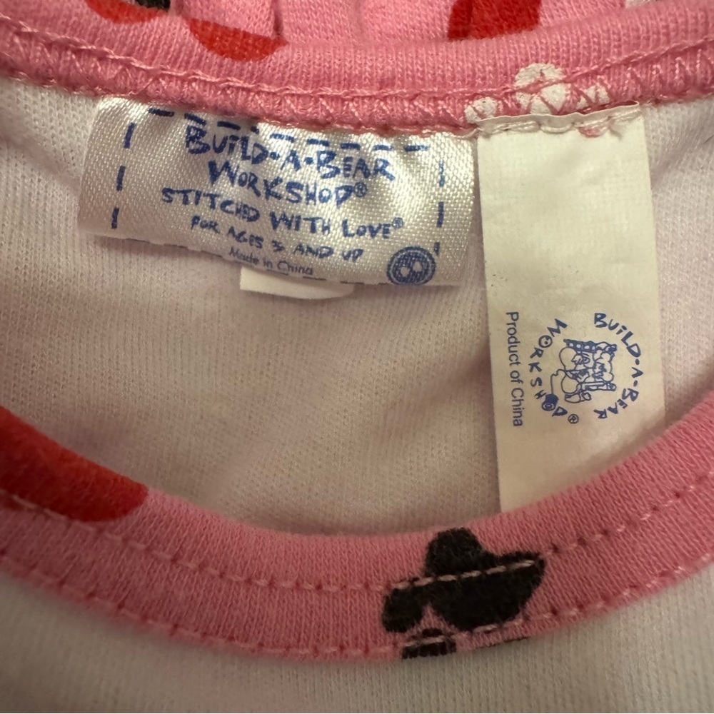 Build A Bear Puppy Love Pajamas & Mask Sleep Set Dalmatian Plush Clothes - Picture 6 of 7
